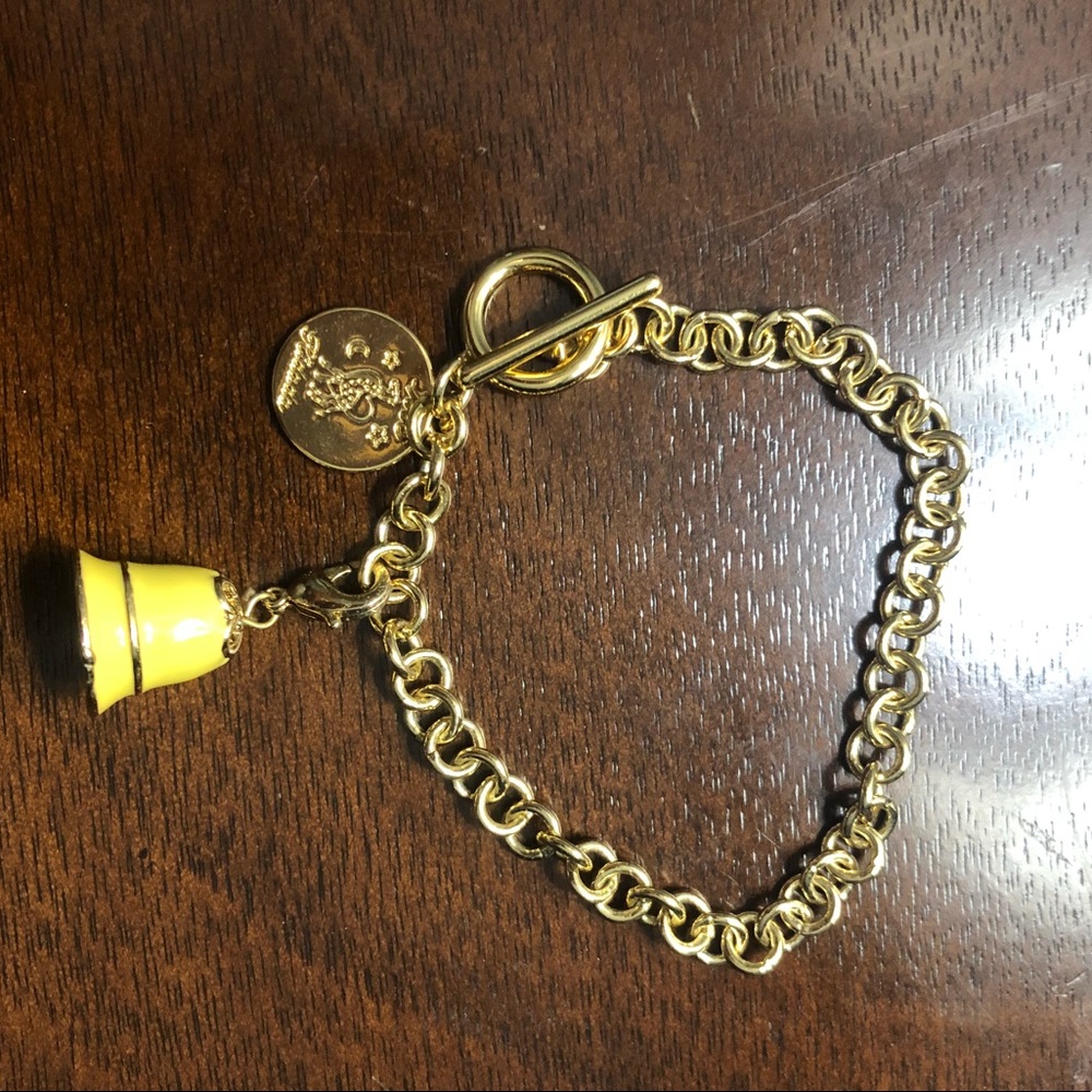 Disney Kidada 14K gold plated Belle charm bracelet